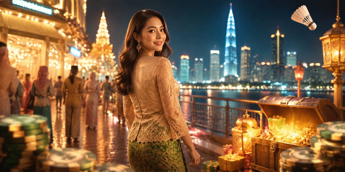 Pengguna Kuala Lumpur menyemak odds perlawanan semasa perayaan Hari Raya
